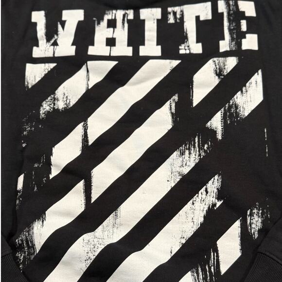 Off White Diag Slim Crewneck *NEW WITH TAGS*SIZE XXS (oversized) - Picture 4 of 10